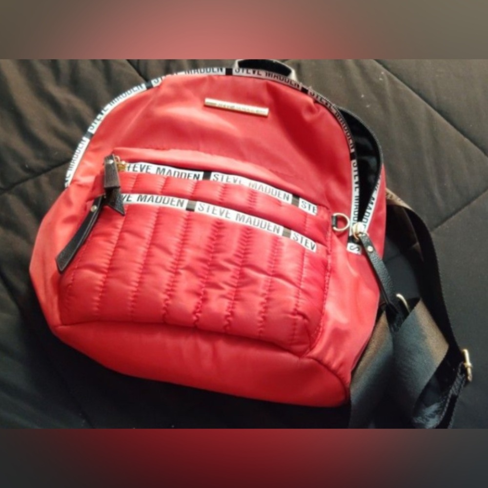 Steve Madden Scarlet Backpack with Black Straps